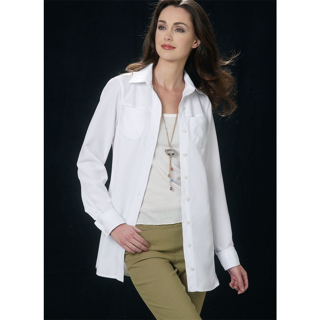 Vogue Pattern V8689 Misses Shirt 8689 Image 5 From Patternsandplains.com.jpg