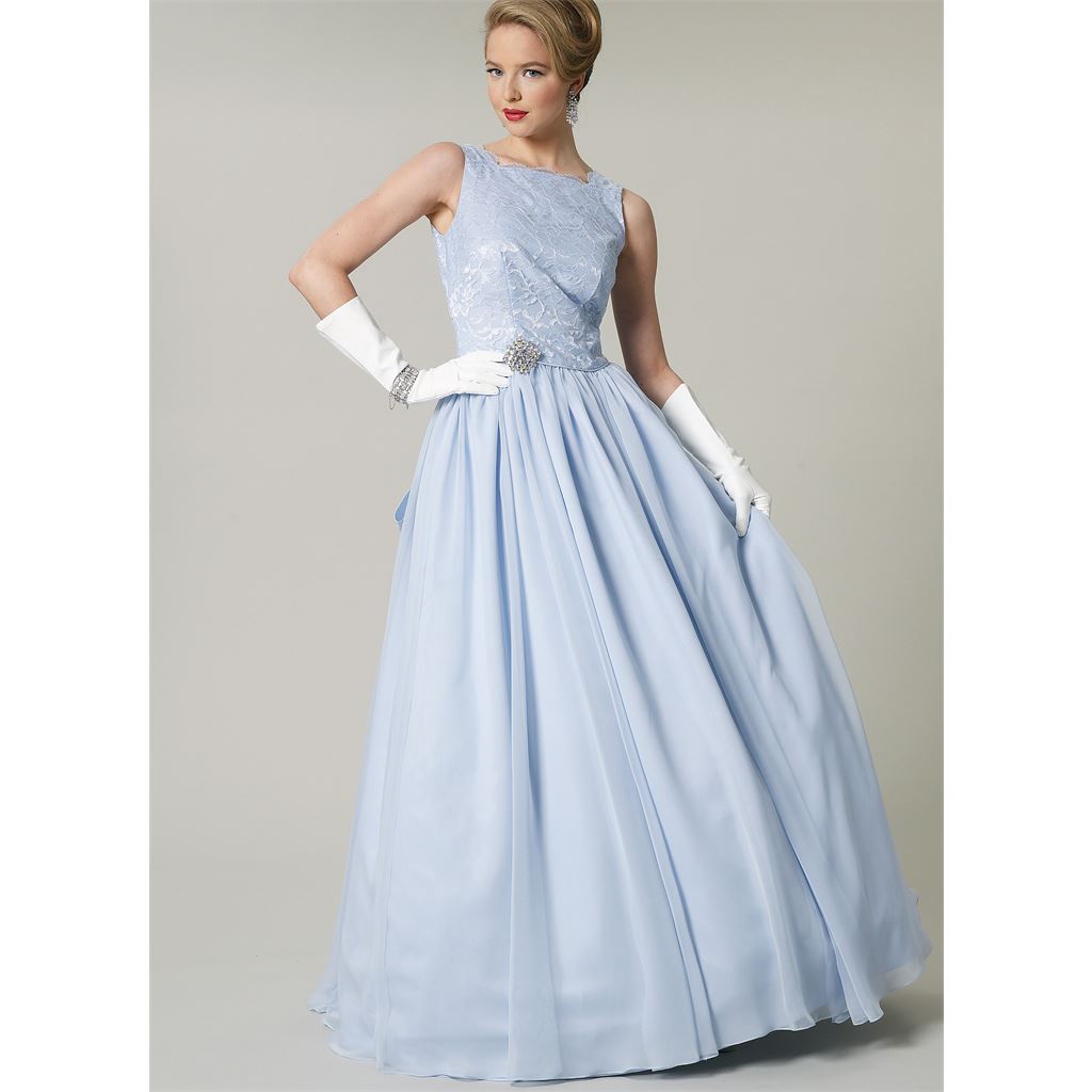 Vogue Pattern V8729 Misses Dress and Underskirt 8729 Image 3 From Patternsandplains.com.jpg