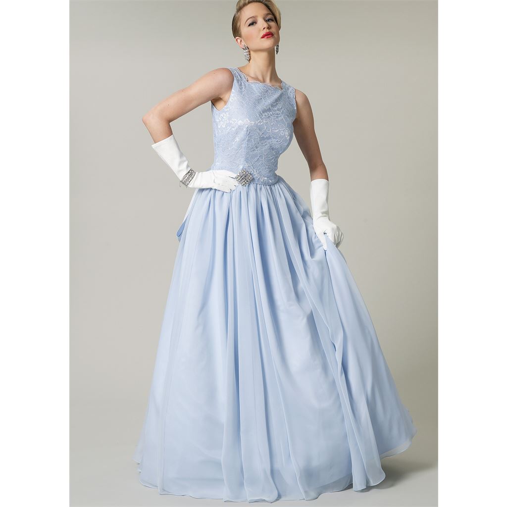 Vogue Pattern V8729 Misses Dress and Underskirt 8729 Image 4 From Patternsandplains.com.jpg