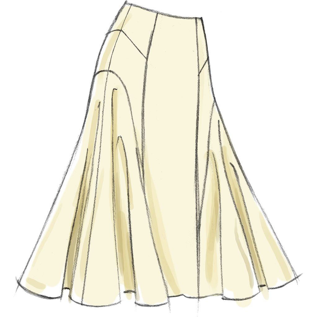 Vogue Pattern V8750 Misses Skirt 8750 Image 10 From Patternsandplains.com.jpg