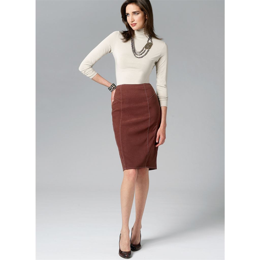 Vogue Pattern V8750 Misses Skirt 8750 Image 3 From Patternsandplains.com.jpg