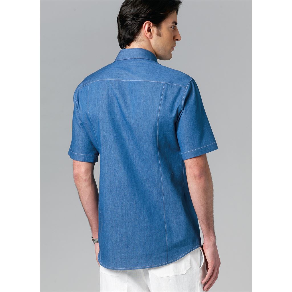 Vogue Pattern V8759 Mens Shirt 8759 Image 3 From Patternsandplains.com.jpg