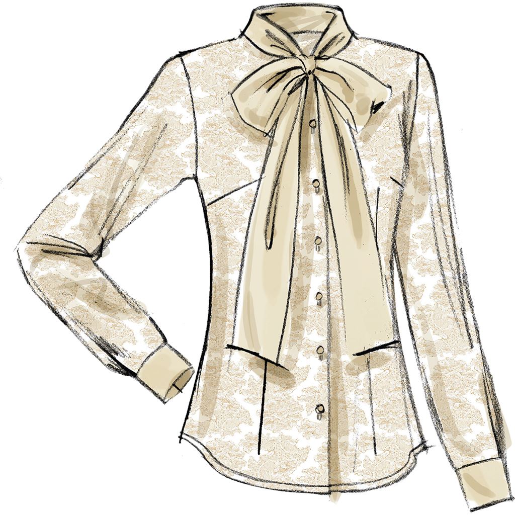 Vogue Pattern V8772 Misses Blouse 8772 Image 6 From Patternsandplains.com.jpg