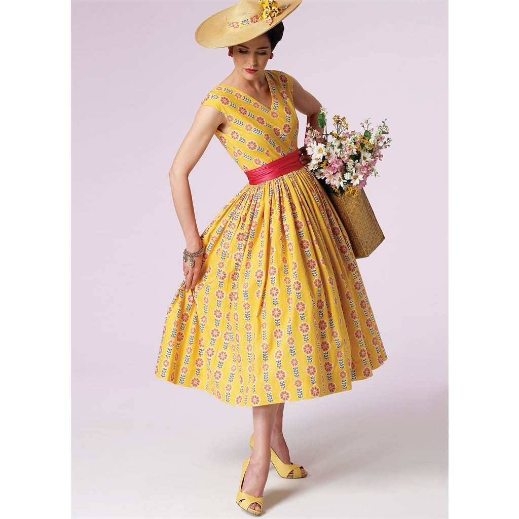 Vogue Pattern V8789 Misses Misses Petite Dress and Cummerbund 8789 Image 11 From Patternsandplains.com.jpg