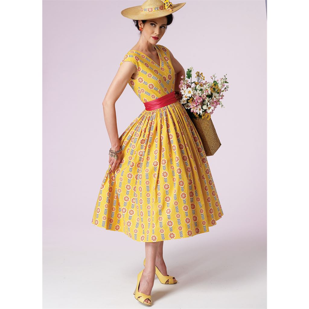 Vogue Pattern V8789 Misses Misses Petite Dress and Cummerbund 8789 Image 12 From Patternsandplains.com.jpg