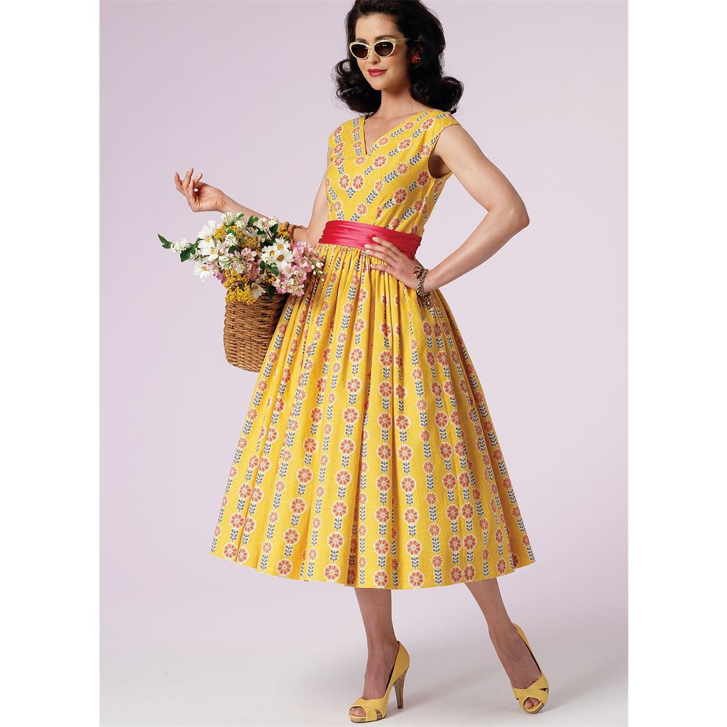 Vogue Pattern V8789 Misses Misses Petite Dress and Cummerbund 8789 Image 3 From Patternsandplains.com.jpg