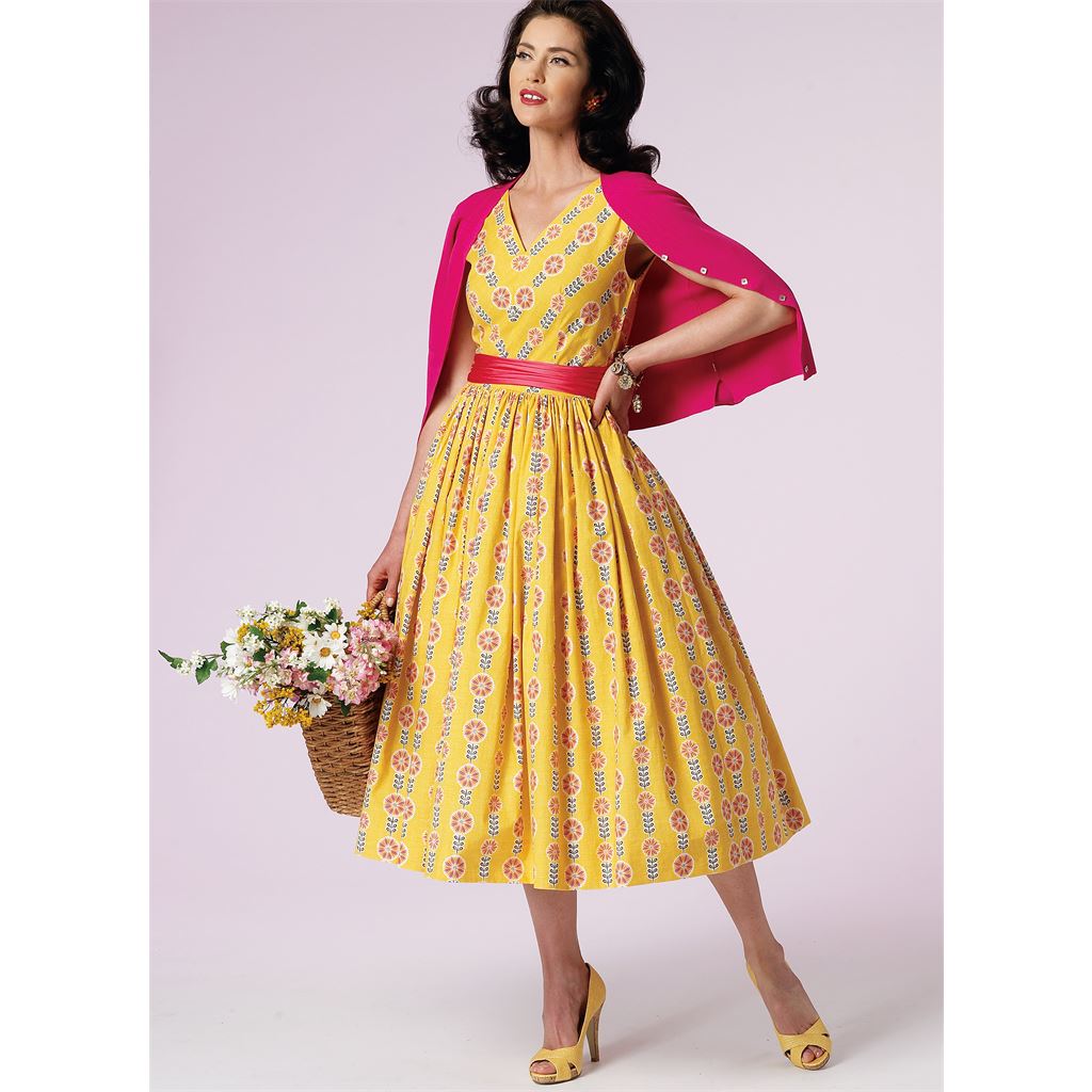 Vogue Pattern V8789 Misses Misses Petite Dress and Cummerbund 8789 Image 5 From Patternsandplains.com.jpg