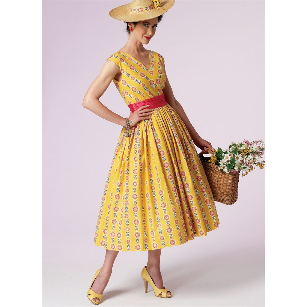 Vogue Pattern V8789 Misses Misses Petite Dress and Cummerbund 8789 Image 7 From Patternsandplains.com.jpg