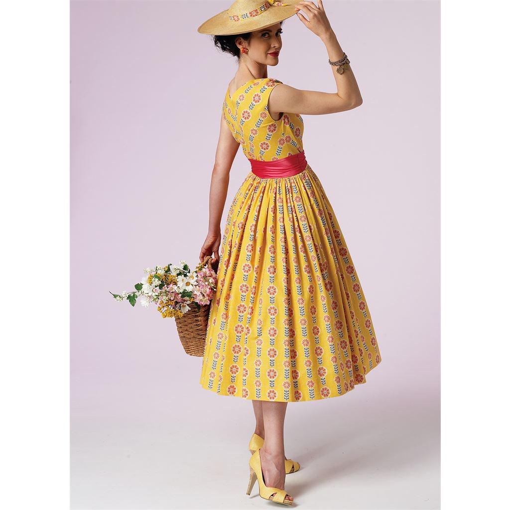 Vogue Pattern V8789 Misses Misses Petite Dress and Cummerbund 8789 Image 8 From Patternsandplains.com.jpg