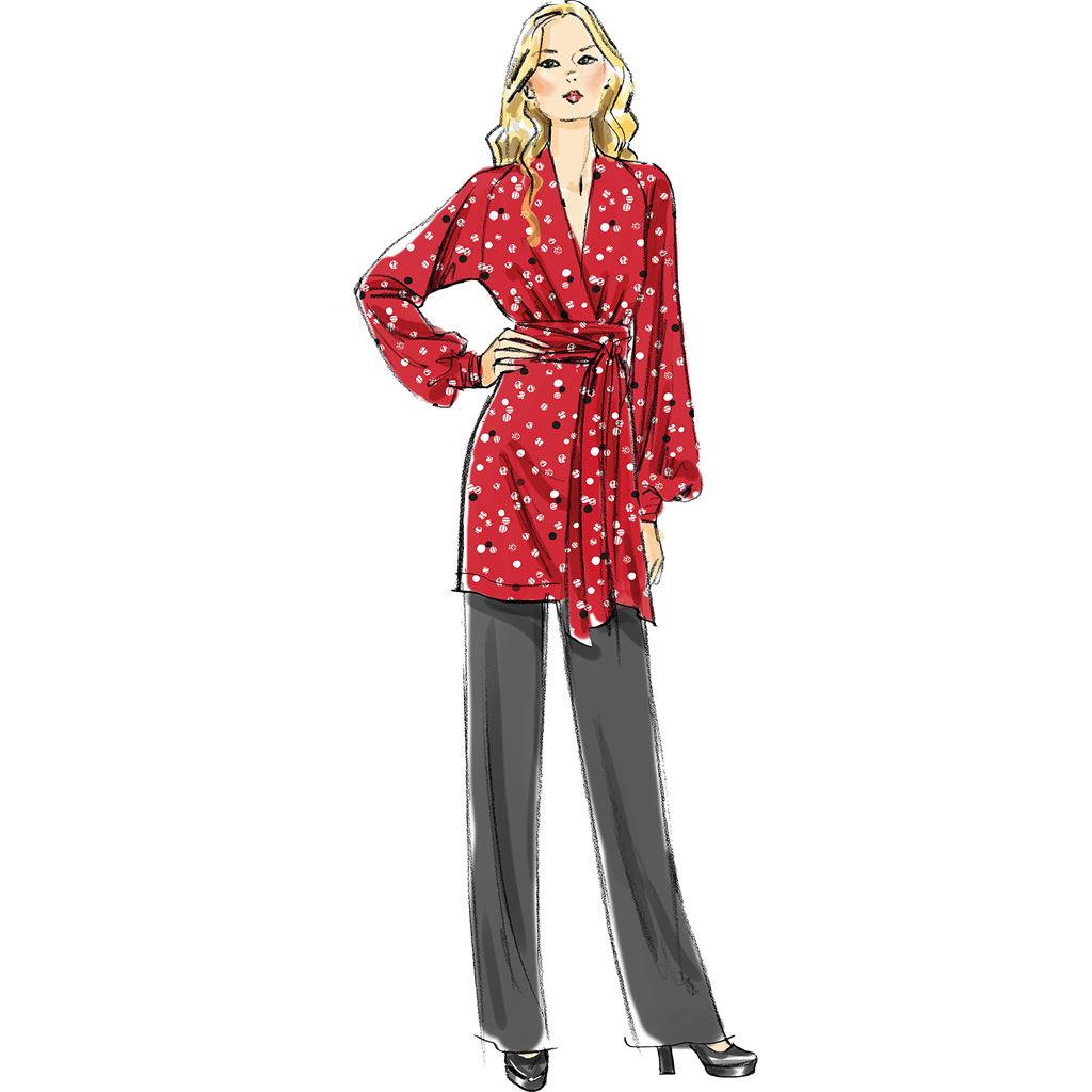 Vogue Pattern V8825 Misses Tunic Dress And Pants 8825 Image 10 From Patternsandplains.com.jpg