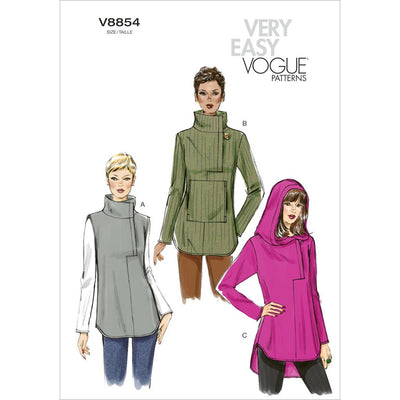 Vogue Pattern V8854 Misses Tunic 8854 Image 1 From Patternsandplains.com