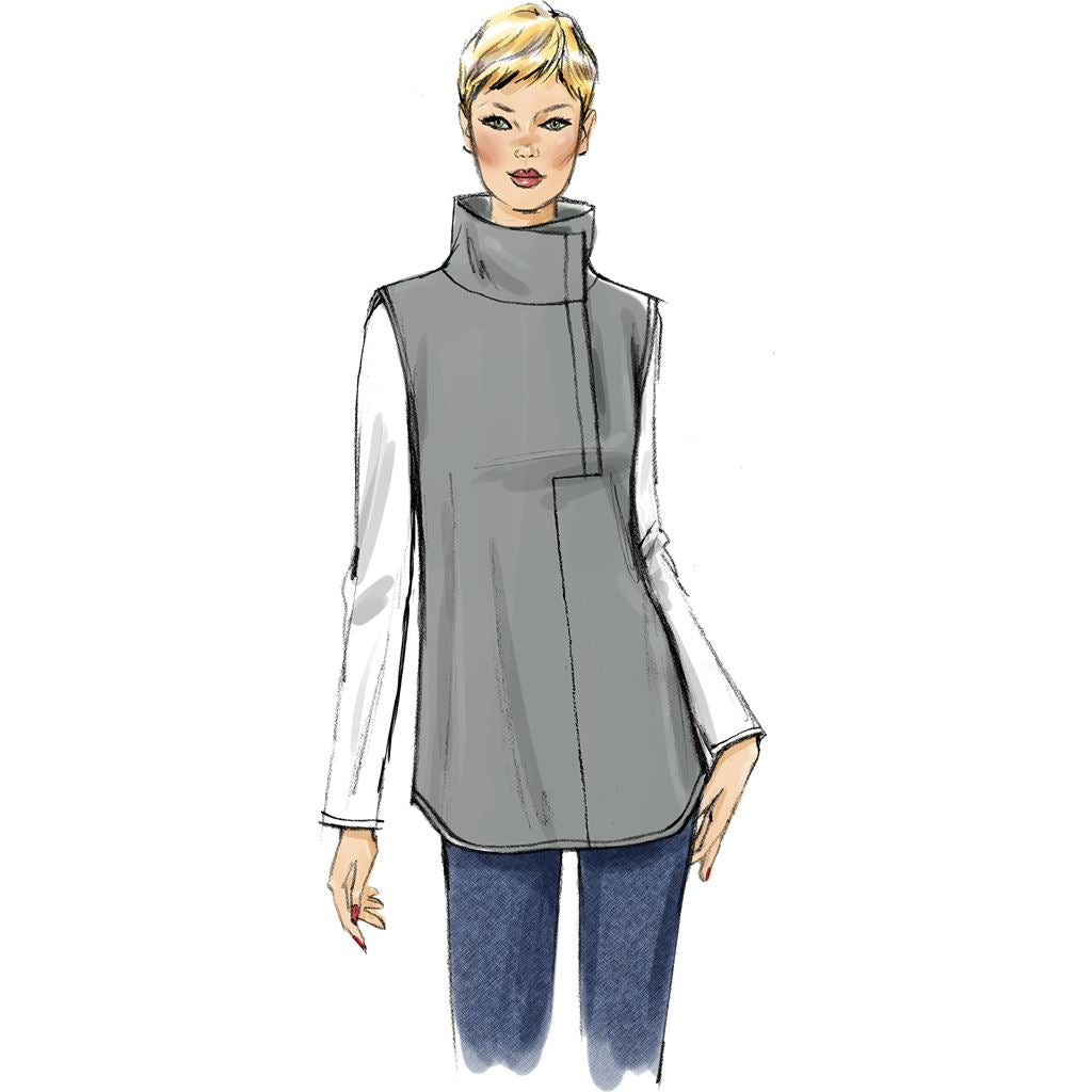 Vogue Pattern V8854 Misses Tunic 8854 Image 7 From Patternsandplains.com.jpg