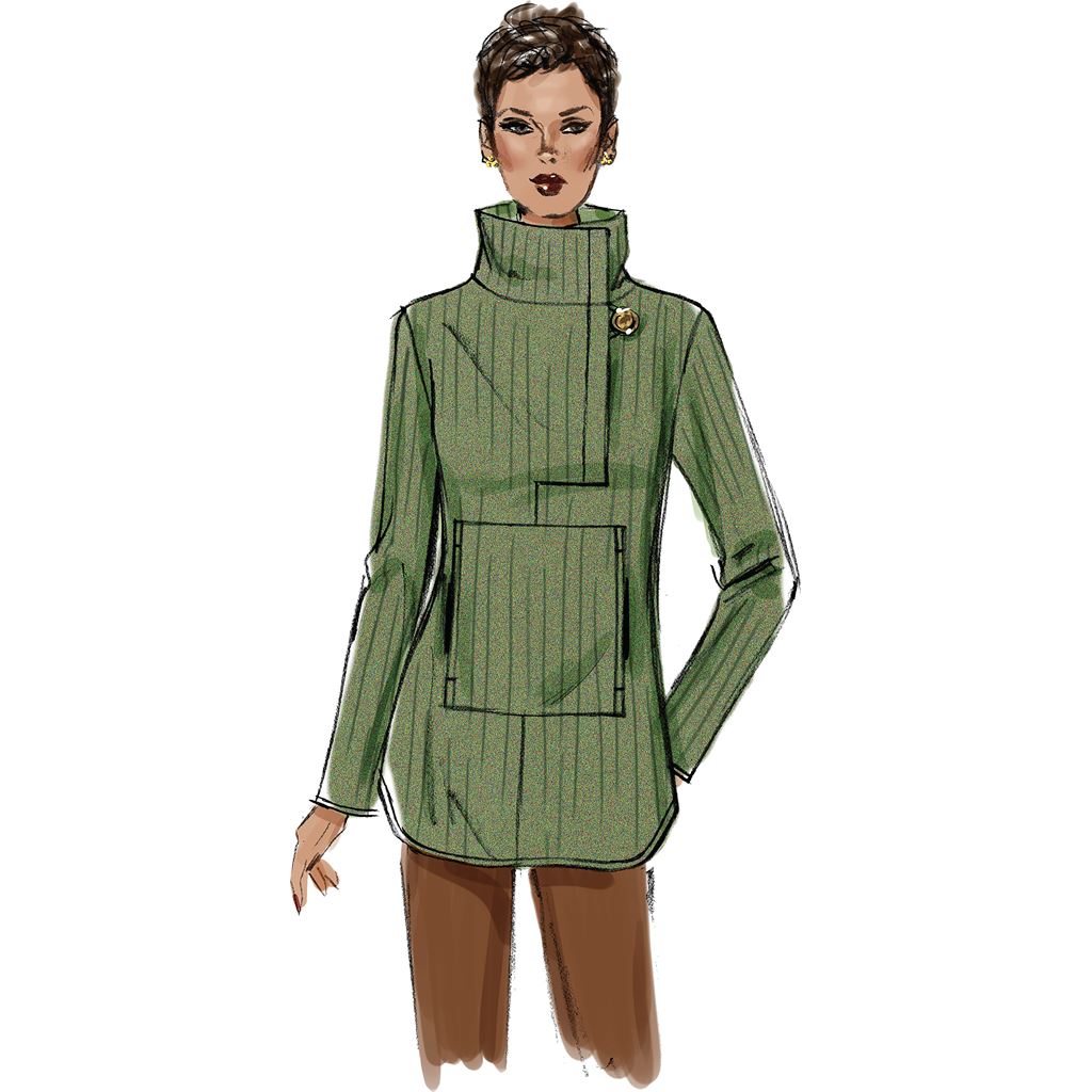 Vogue Pattern V8854 Misses Tunic 8854 Image 8 From Patternsandplains.com.jpg