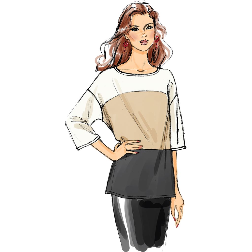 Vogue Pattern V8877 Misses Top 8877 Image 8 From Patternsandplains.com.jpg