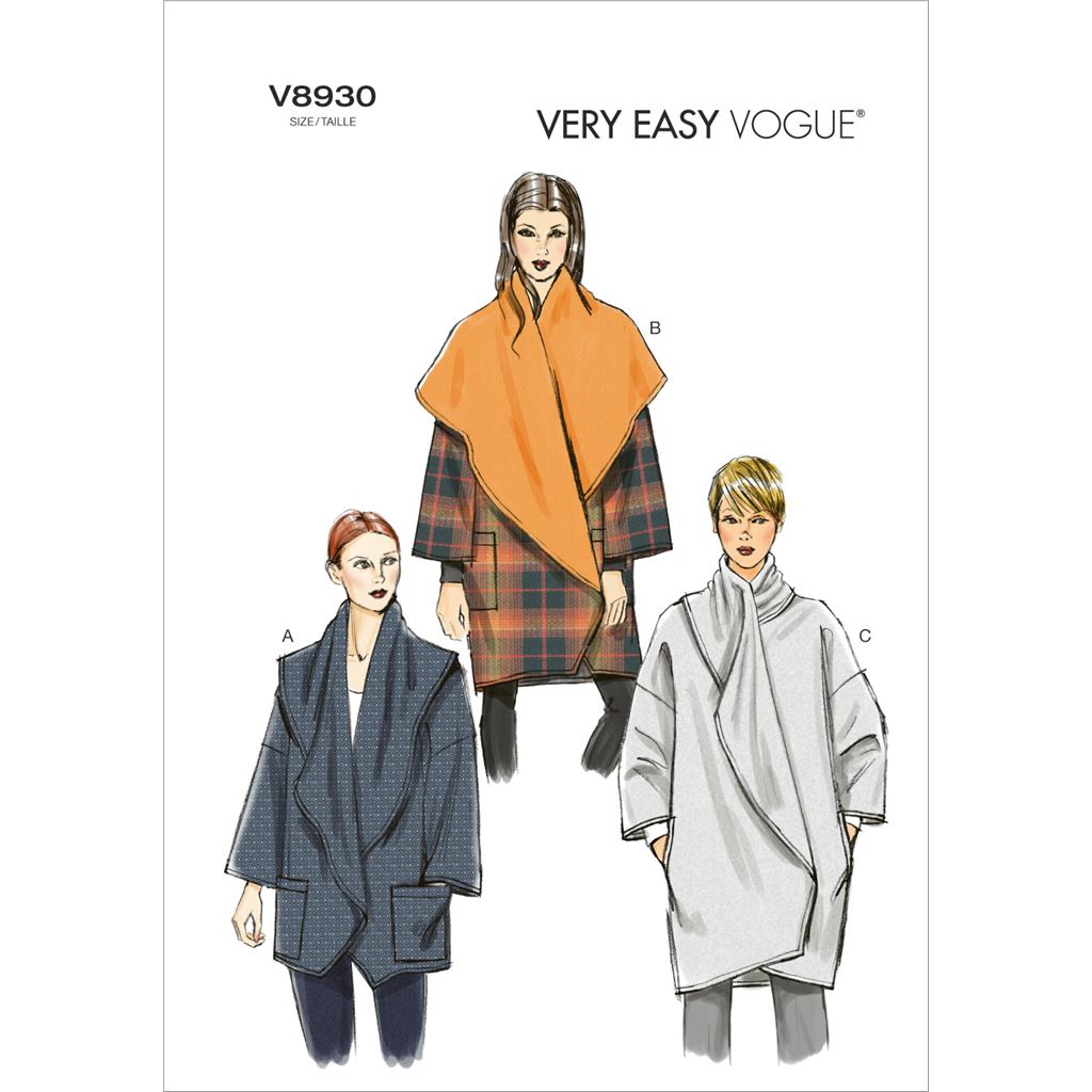 Vogue Pattern V8930 Misses Jacket 8930 Image 1 From Patternsandplains.com
