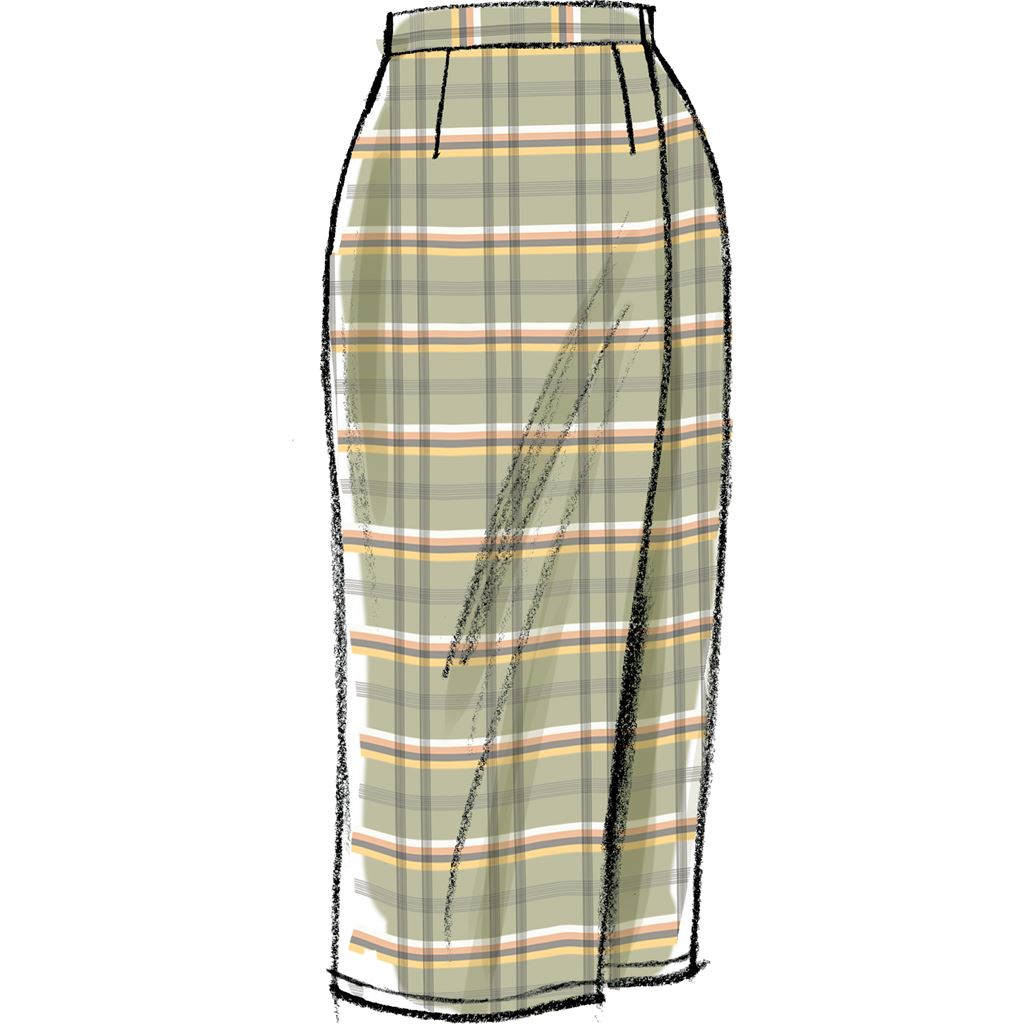 Vogue Pattern V8956 Misses Skirt 8956 Image 10 From Patternsandplains.com.jpg