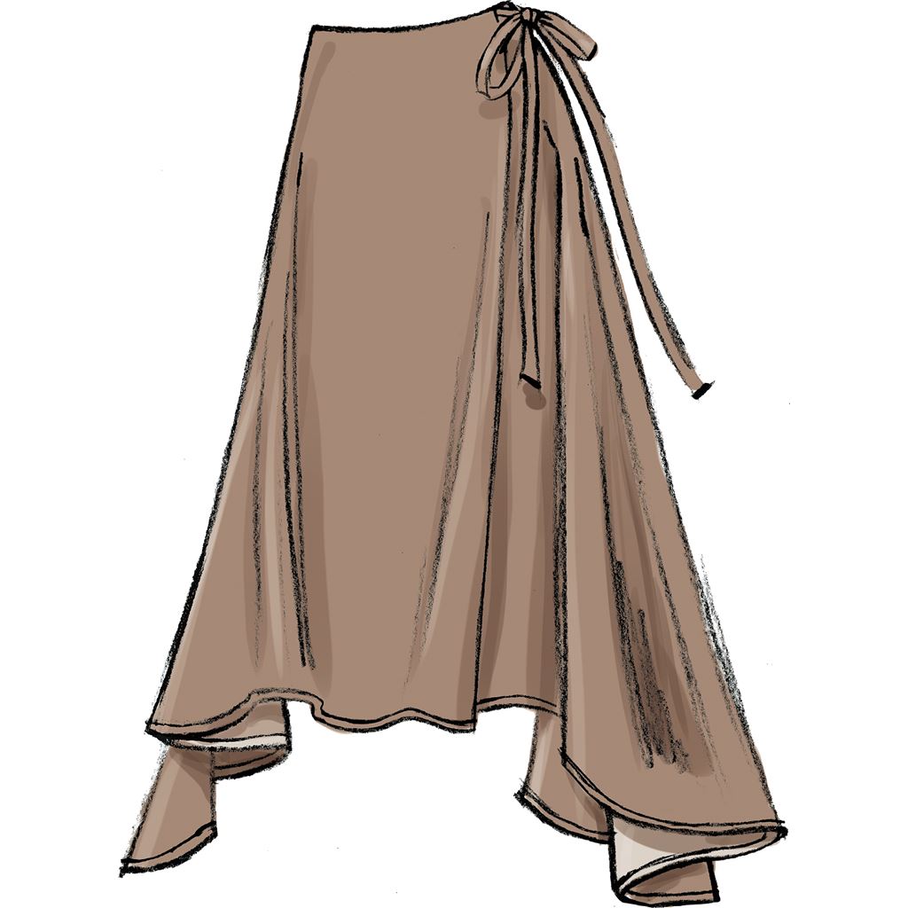 Vogue Pattern V8956 Misses Skirt 8956 Image 8 From Patternsandplains.com.jpg