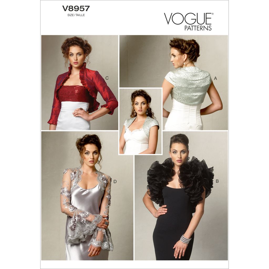 Vogue Pattern V8957 Misses Jacket 8957 Image 1 From Patternsandplains.com