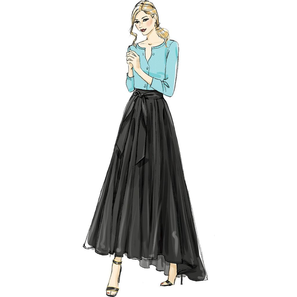 Vogue Pattern V8980 Misses Skirt 8980 Image 5 From Patternsandplains.com.jpg