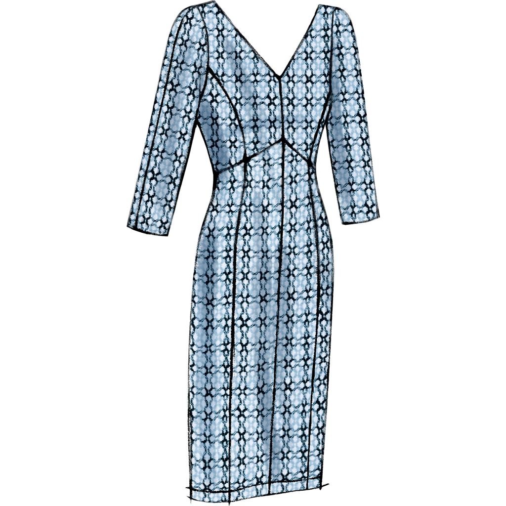 Vogue Pattern V8997 Misses Dress 8997 Image 8 From Patternsandplains.com.jpg