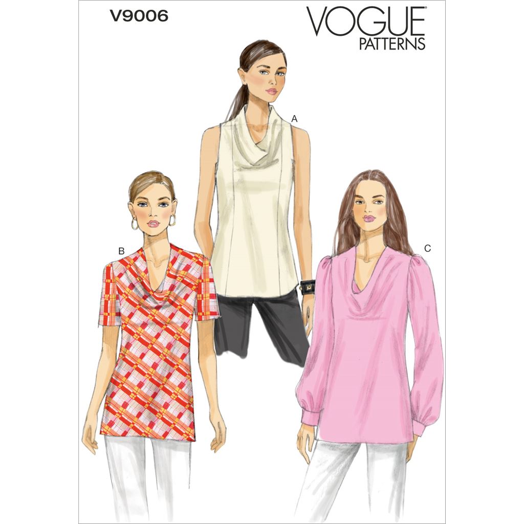 Vogue Pattern V9006 Misses Top 9006 Image 1 From Patternsandplains.com