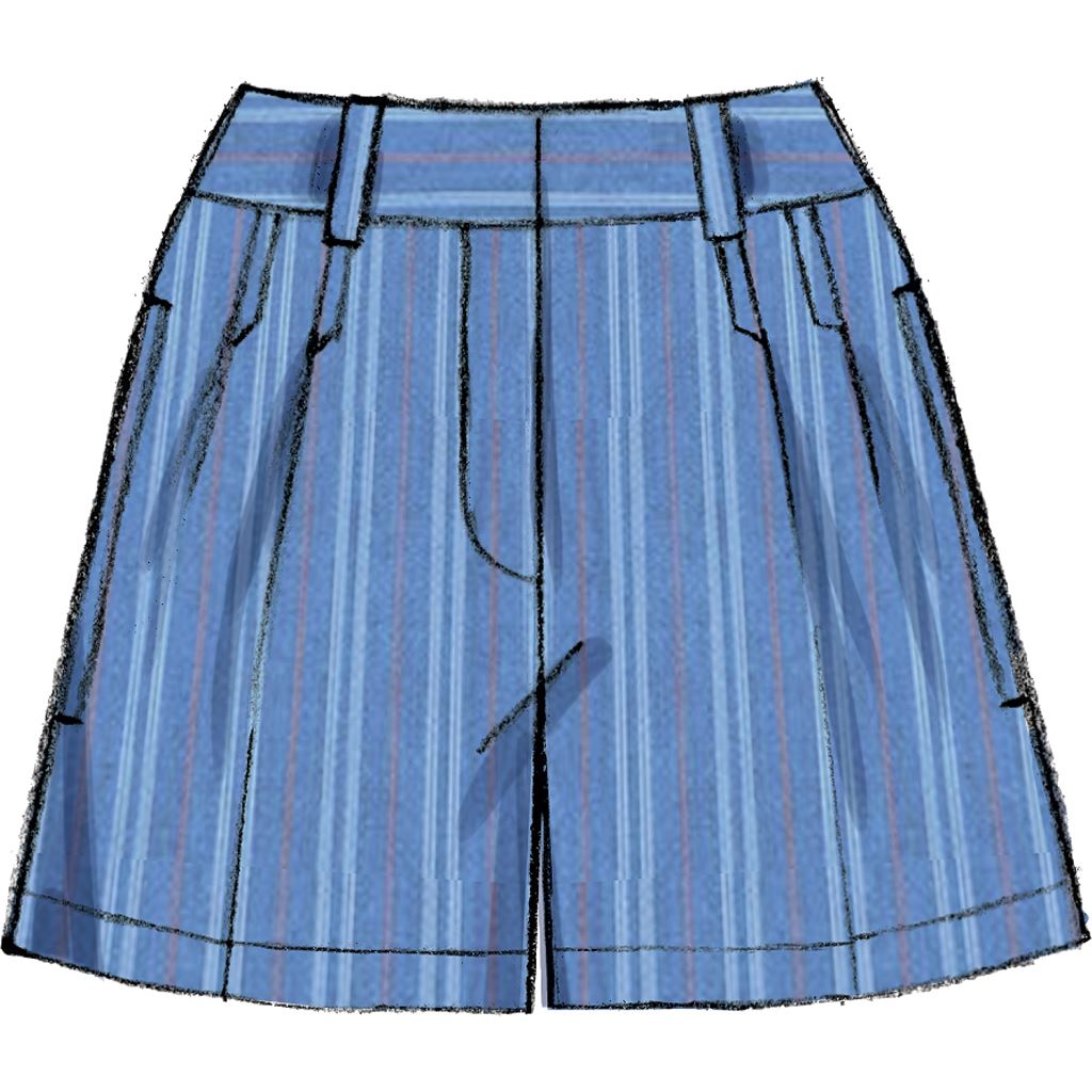 Vogue Pattern V9008 Misses Shorts 9008 Image 10 From Patternsandplains.com.jpg