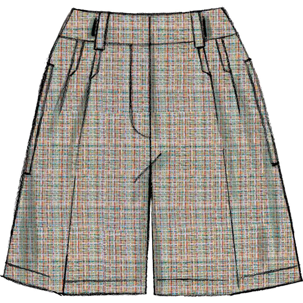 Vogue Pattern V9008 Misses Shorts 9008 Image 11 From Patternsandplains.com.jpg