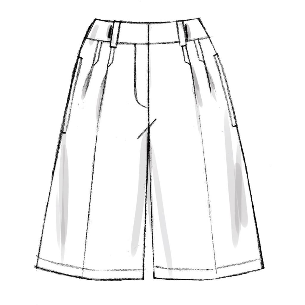 Vogue Pattern V9008 Misses Shorts 9008 Image 12 From Patternsandplains.com.jpg