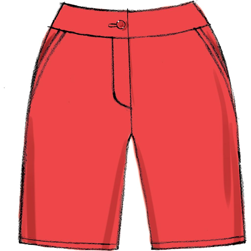 Vogue Pattern V9008 Misses Shorts 9008 Image 8 From Patternsandplains.com.jpg
