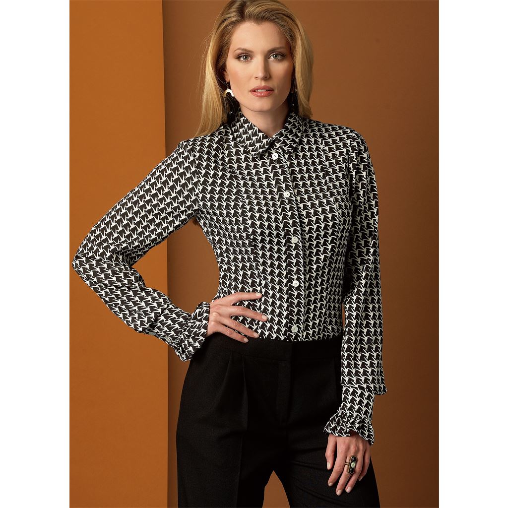 Vogue Pattern V9029 Misses Blouse 9029 Image 4 From Patternsandplains.com.jpg