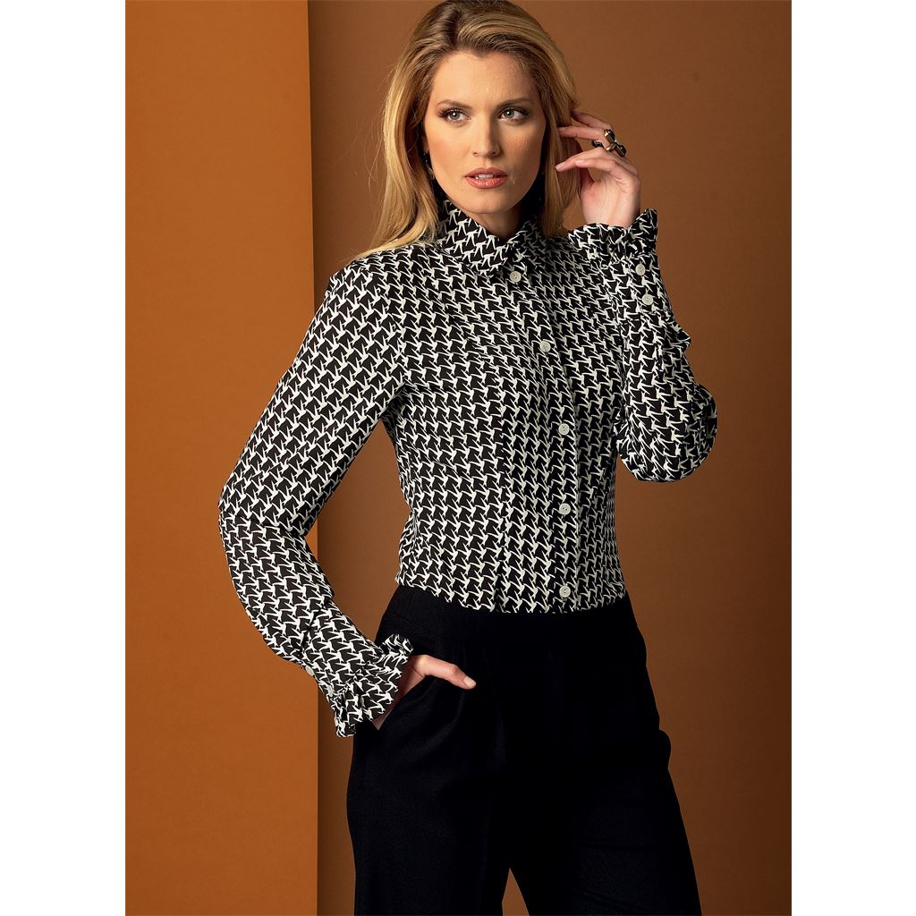 Vogue Pattern V9029 Misses Blouse 9029 Image 6 From Patternsandplains.com.jpg