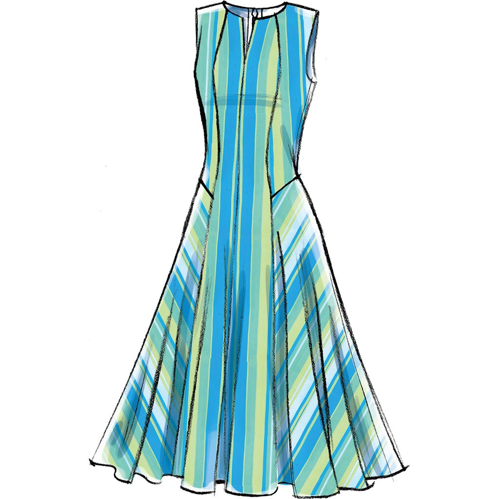 Vogue Pattern V9050 Misses Misses Petite Dress 9050 Image 13 From Patternsandplains.com.jpg