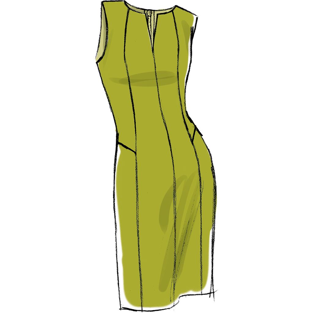 Vogue Pattern V9050 Misses Misses Petite Dress 9050 Image 9 From Patternsandplains.com.jpg