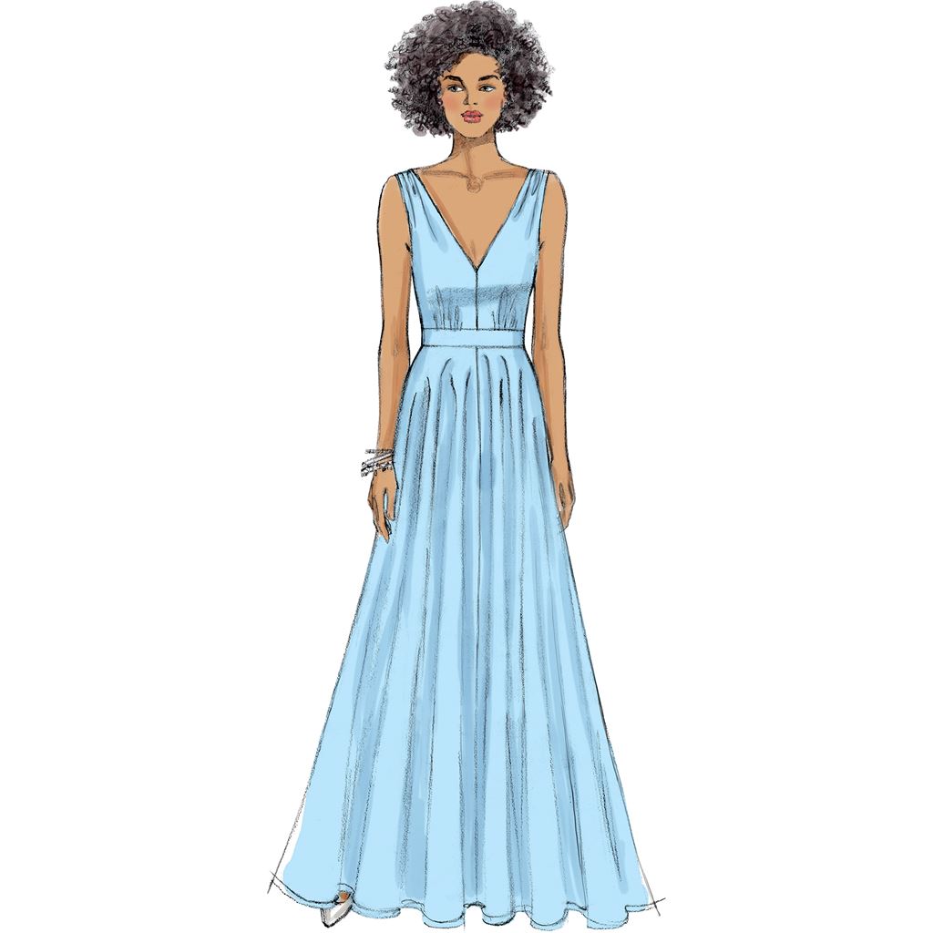 Vogue Pattern V9053 Misses Dress 9053 Image 2 From Patternsandplains.com.jpg