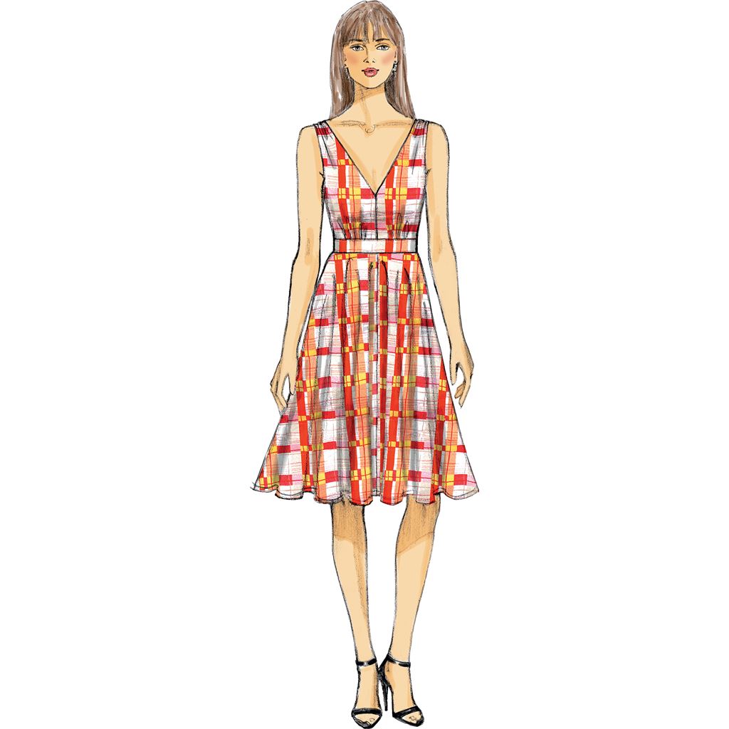 Vogue Pattern V9053 Misses Dress 9053 Image 3 From Patternsandplains.com.jpg