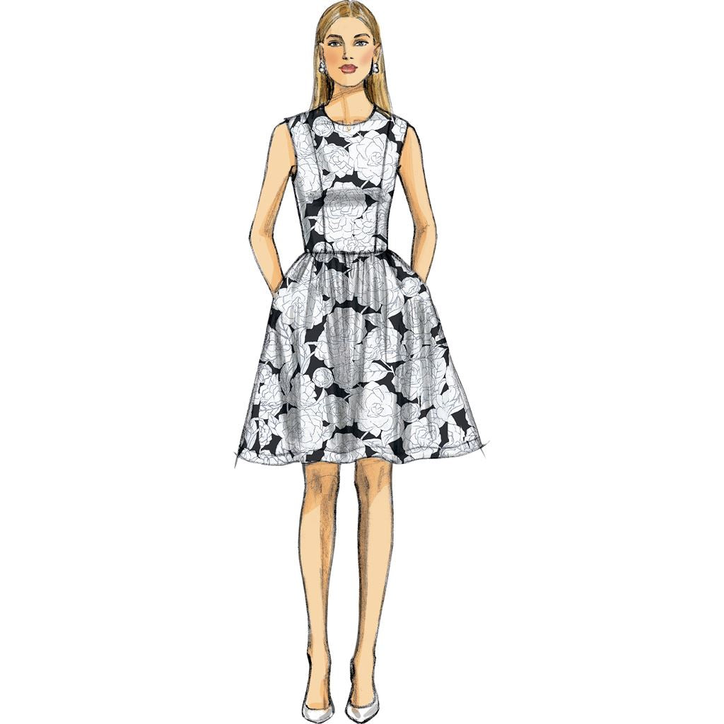 Vogue Pattern V9075 Misses Misses Petite Dress and Jumpsuit 9075 Image 4 From Patternsandplains.com.jpg