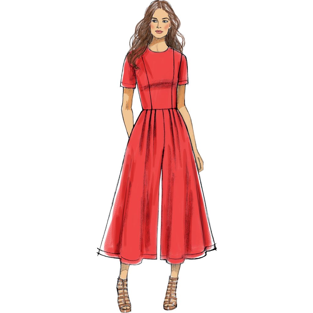 Vogue Pattern V9075 Misses Misses Petite Dress and Jumpsuit 9075 Image 5 From Patternsandplains.com.jpg
