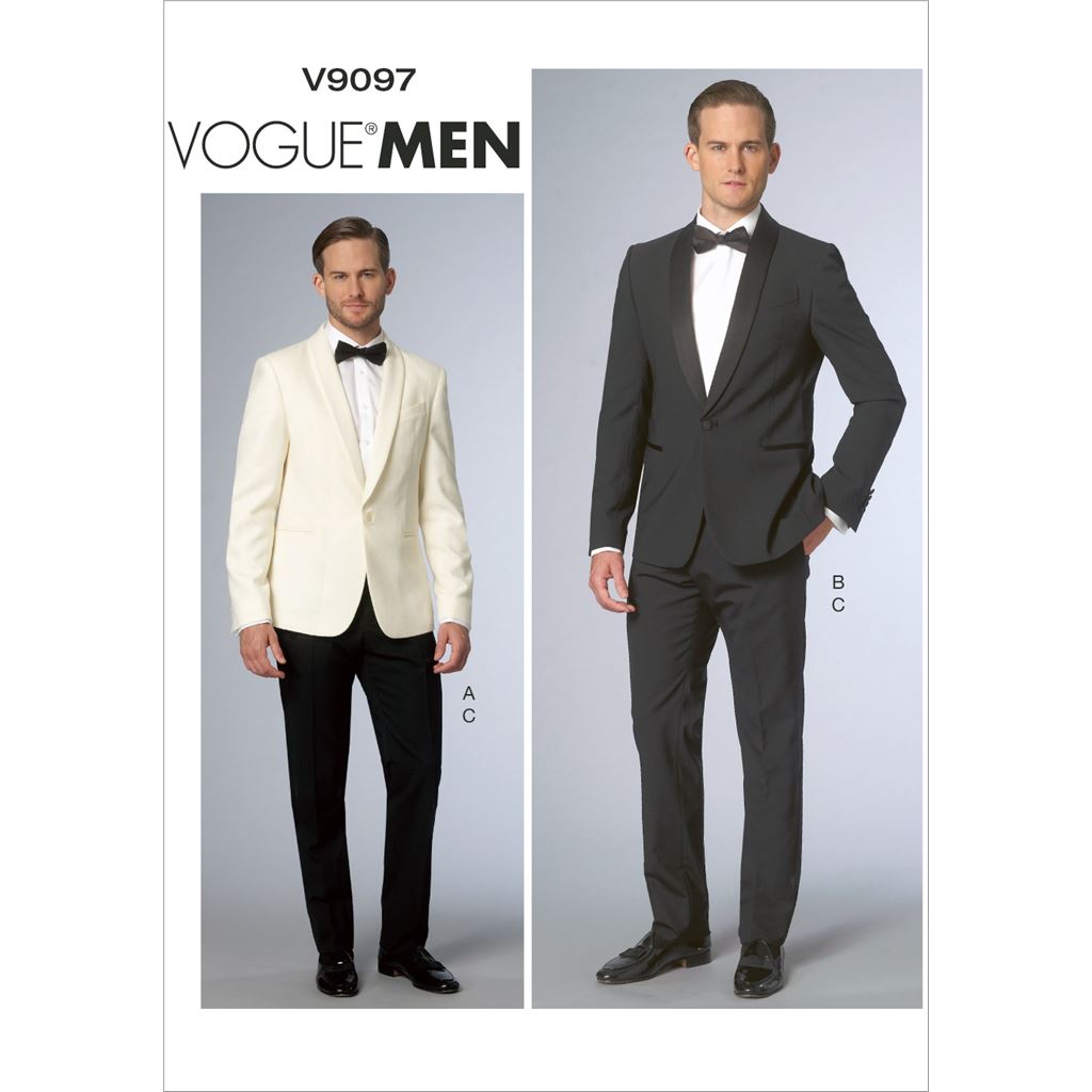 Vogue Pattern V9097 Mens Jacket and Pants 9097 Image 1 From Patternsandplains.com