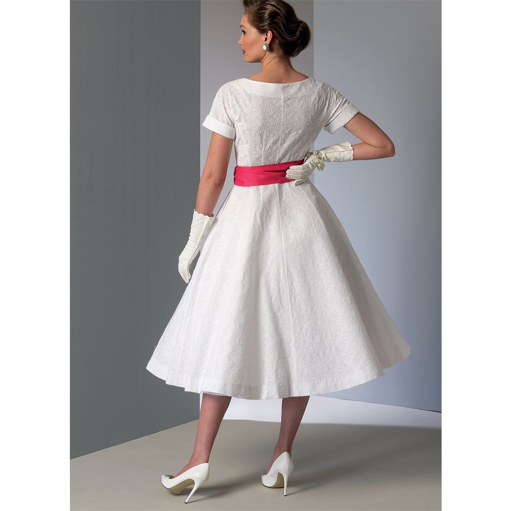 Vogue Pattern V9105 Misses Dress and Sash 9105 Image 5 From Patternsandplains.com.jpg