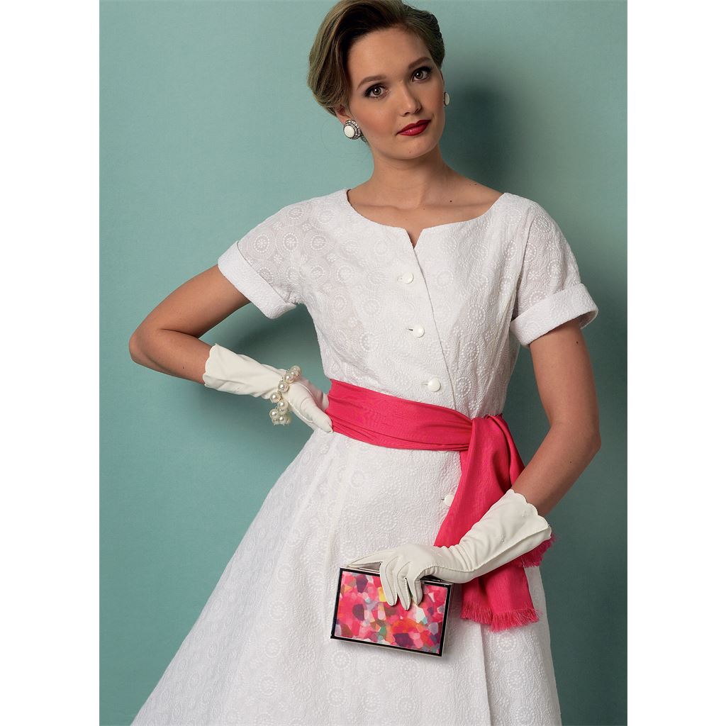 Vogue Pattern V9105 Misses Dress and Sash 9105 Image 6 From Patternsandplains.com.jpg