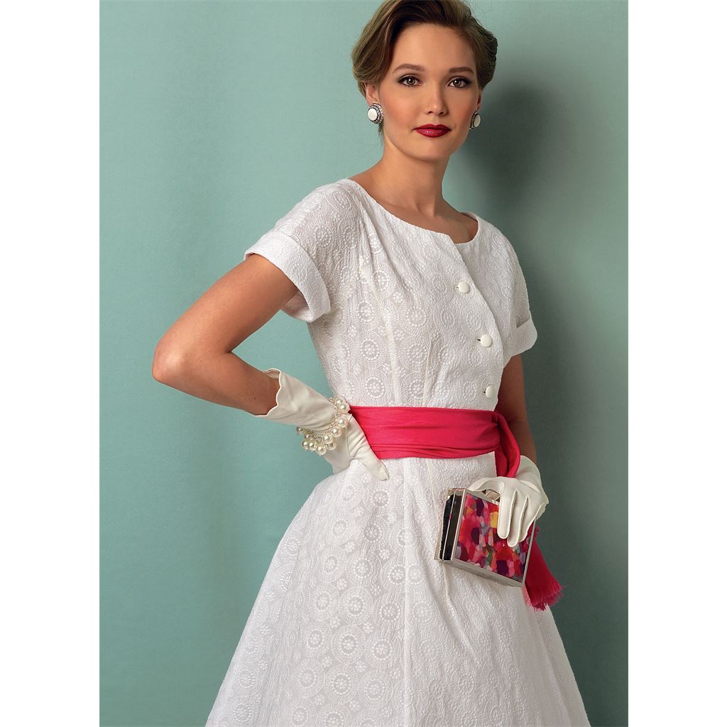 Vogue Pattern V9105 Misses Dress and Sash 9105 Image 7 From Patternsandplains.com.jpg