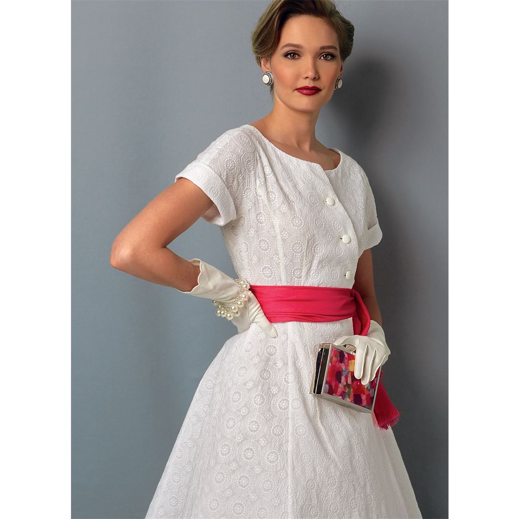 Vogue Pattern V9105 Misses Dress and Sash 9105 Image 8 From Patternsandplains.com.jpg