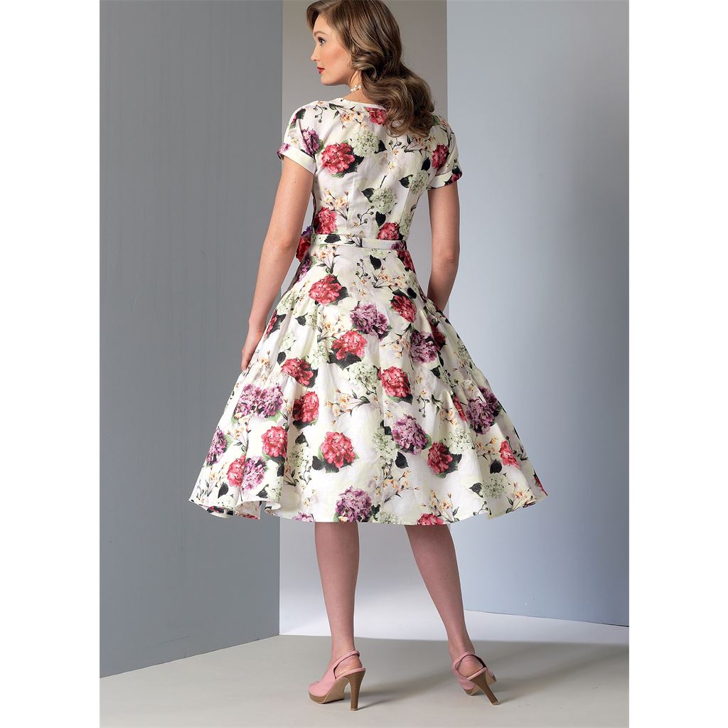 Vogue Pattern V9106 Misses Dress and Belt 9106 Image 3 From Patternsandplains.com.jpg