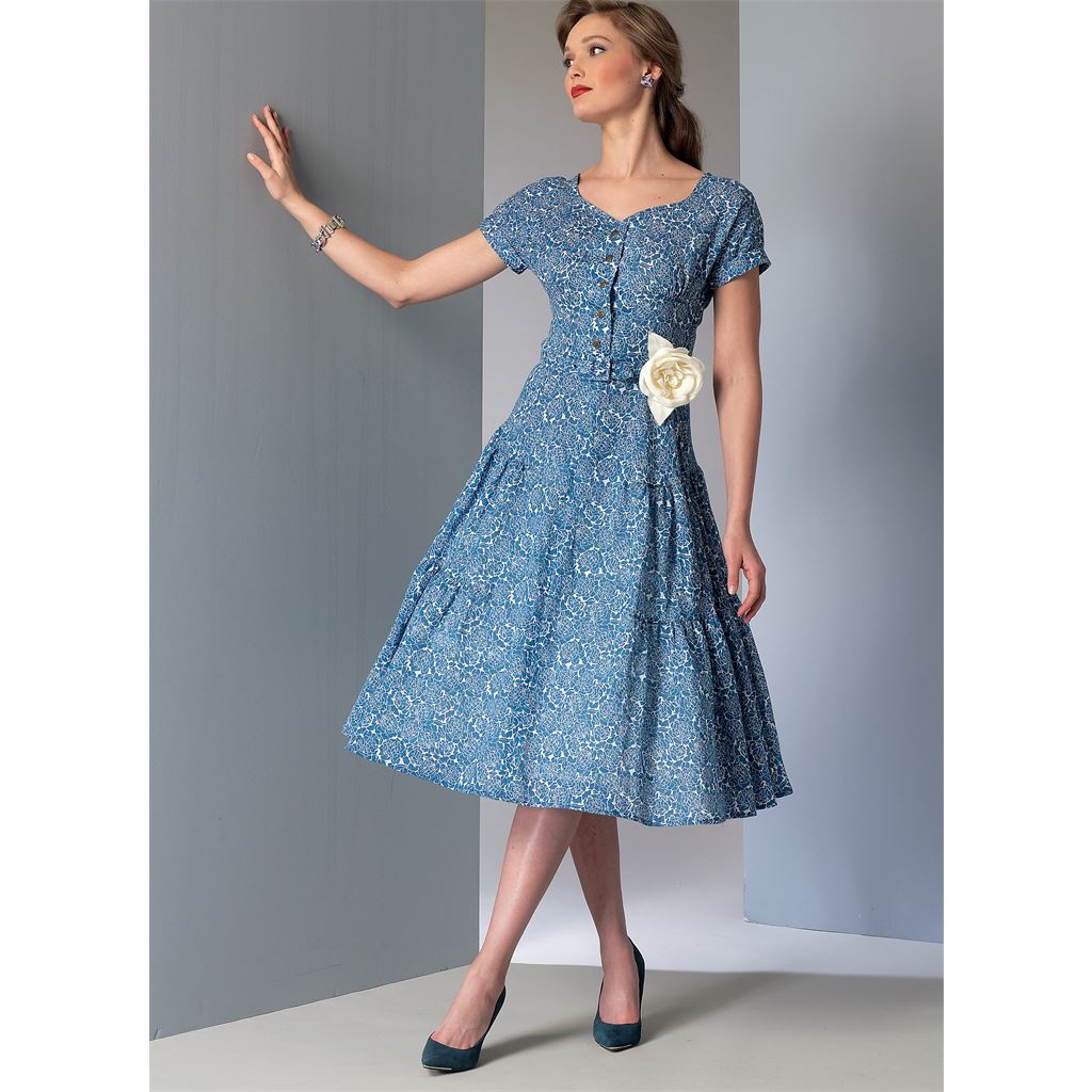 Vogue Pattern V9106 Misses Dress and Belt 9106 Image 6 From Patternsandplains.com.jpg