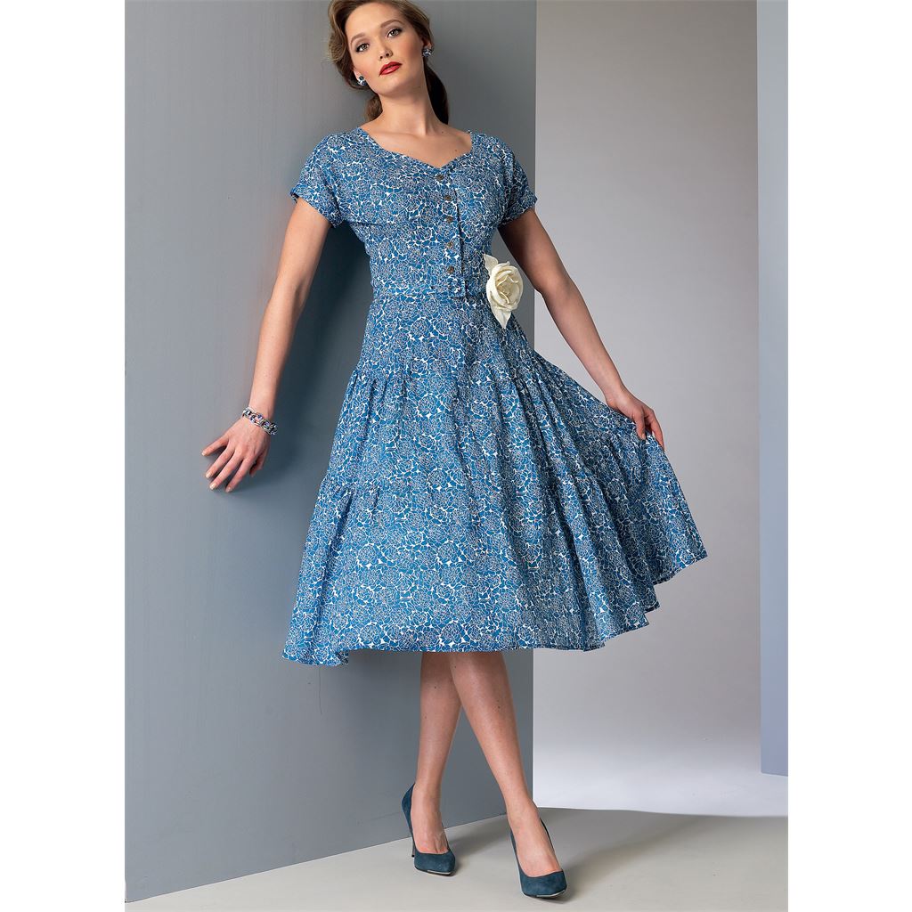 Vogue Pattern V9106 Misses Dress and Belt 9106 Image 7 From Patternsandplains.com.jpg