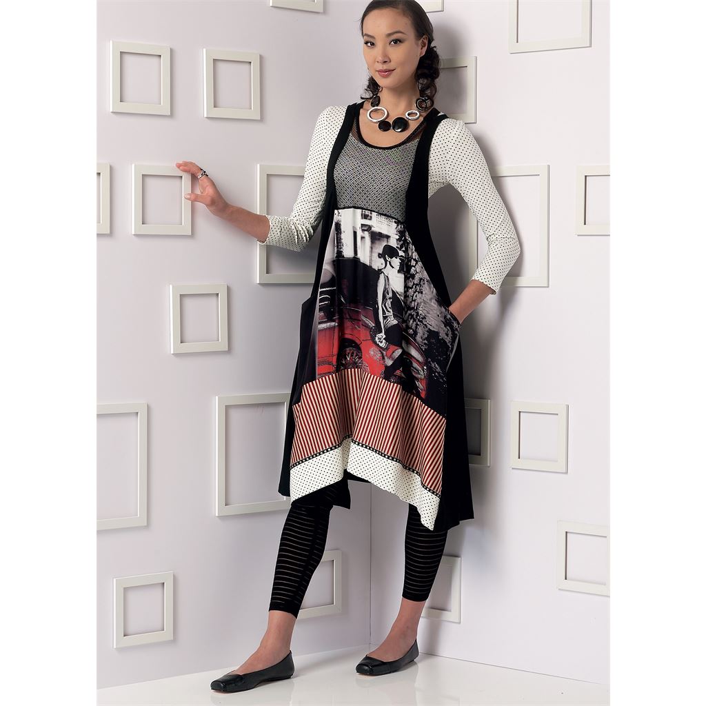 Vogue Pattern V9108 Misses Top Dress and Leggings 9108 Image 5 From Patternsandplains.com.jpg