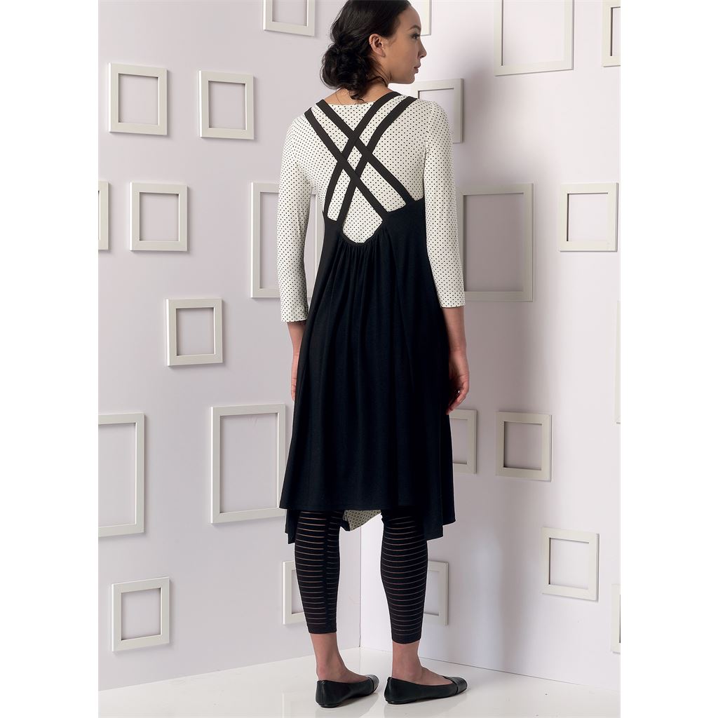 Vogue Pattern V9108 Misses Top Dress and Leggings 9108 Image 6 From Patternsandplains.com.jpg