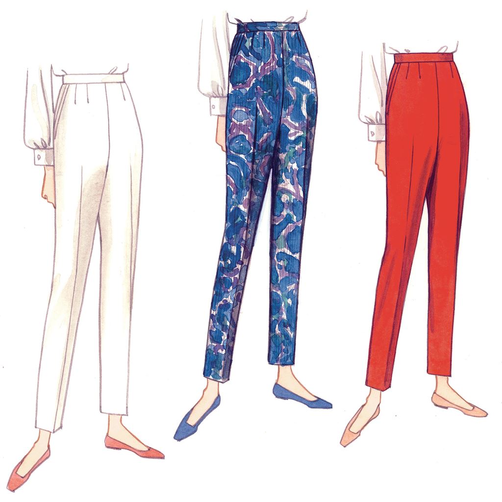 Vogue Pattern V9189 Misses Shorts and Tapered Pants 9189 Image 3 From Patternsandplains.com.jpg