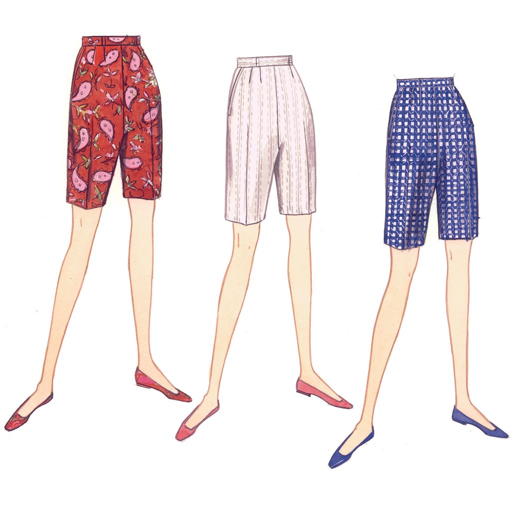 Vogue Pattern V9189 Misses Shorts and Tapered Pants 9189 Image 5 From Patternsandplains.com.jpg