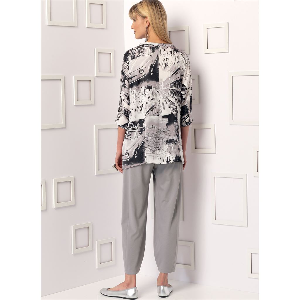 Vogue Pattern V9193 Misses Sleeveless or Dolman Sleeve Tunics and Pants with Yoke 9193 Image 5 From Patternsandplains.com.jpg